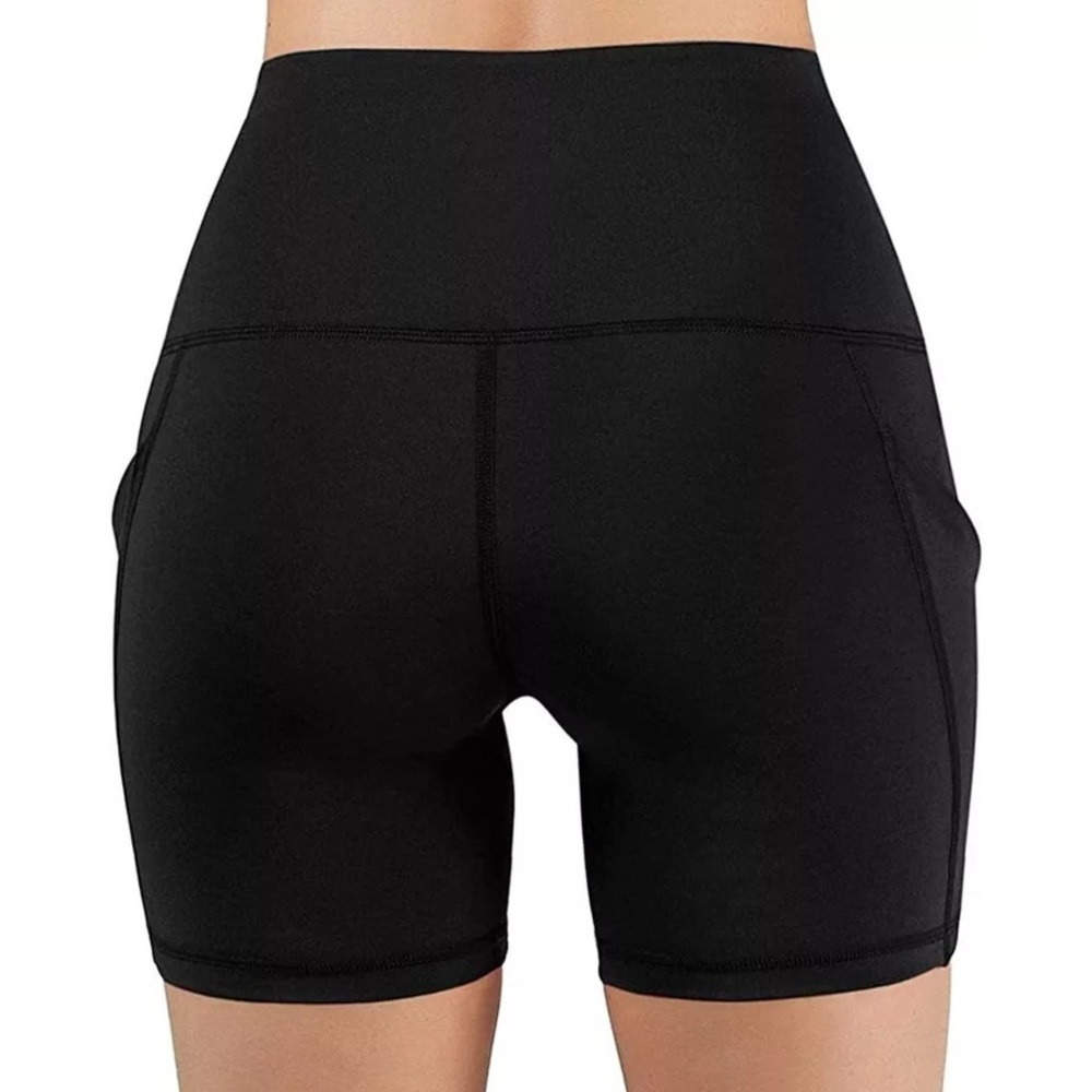 LOVESOFT • Workout Cycling Running Tights Yoga Shorts with Side Pockets - Picture 6 of 8